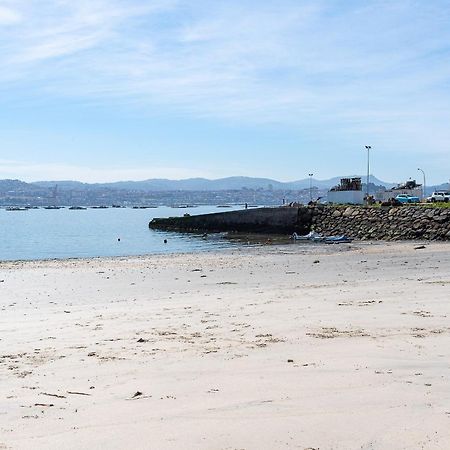 Apartamento Espacioso Cerca De La Playa Con Aire Acondicionado Lägenhet Moaña Exteriör bild